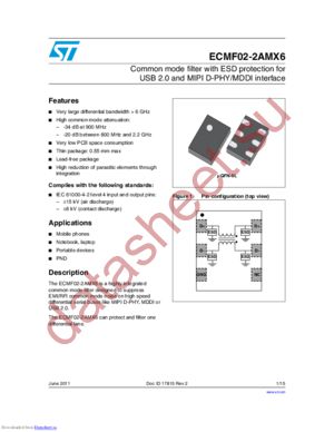 ECMF02-2AMX6 datasheet  