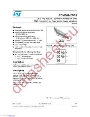 ECMF02-2BF3 datasheet  