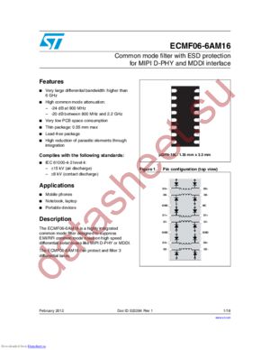 ECMF06-6AM17 datasheet  