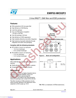 EMIF02-MIC02F2_11 datasheet  
