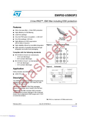 EMIF02-USB03F2_10 datasheet  