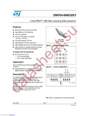 EMIF04-MMC02F2_08 datasheet  