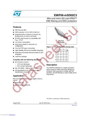 EMIF06-MSD02C3 datasheet  