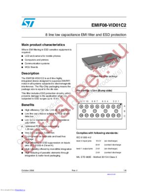 EMIF08-VID01C2_06 datasheet  