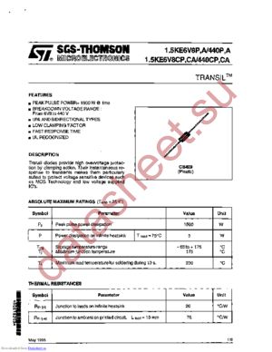 1.5KE68P datasheet  