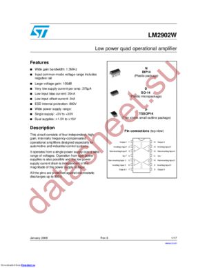 LM2902WDT datasheet  