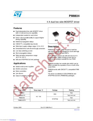 PM8834 datasheet  