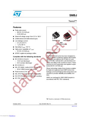 SMBJ48A/CA datasheet  