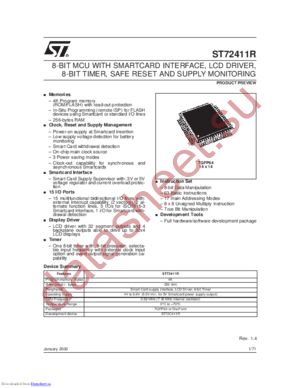 ST72C411 datasheet  