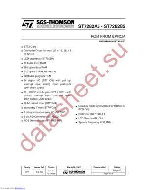 ST7282B5Q6B datasheet  