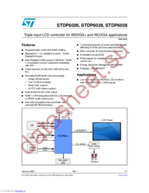 STDP6038-AC datasheet  