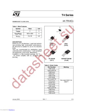 T410-600W-TR datasheet  