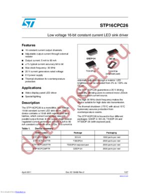 STP16CPC26 datasheet  