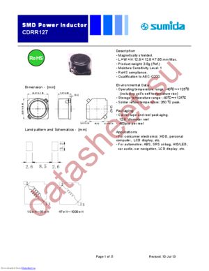 CDRR127NP-6R8NC datasheet  