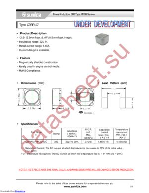 CDRR127NP-220MC datasheet  