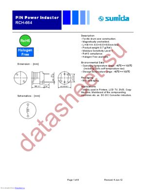 RCH664NP-6R3M datasheet  