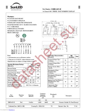 DMR14C3-B datasheet  