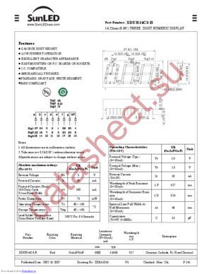 XDUR14C3-B datasheet  