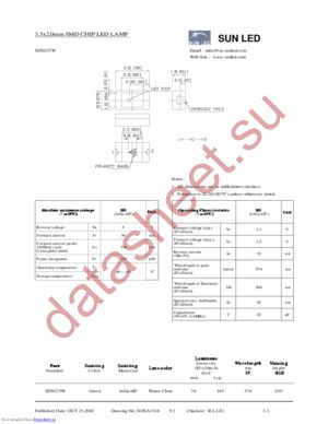 XZSG75W datasheet  