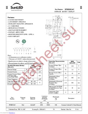 ZFMDK14C datasheet  