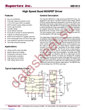 MD1813 datasheet  