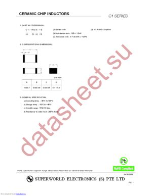 C2-27NJ-10 datasheet  