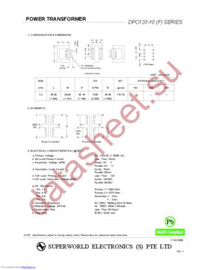 DPC120-10 datasheet  