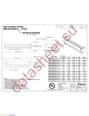 SWR204-NREN-D15-ST-GA datasheet  