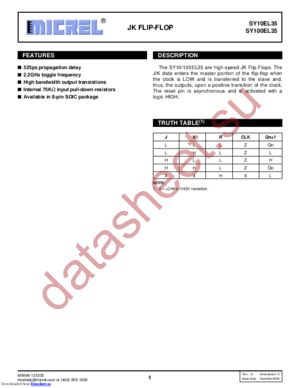 SY100EL3 datasheet  