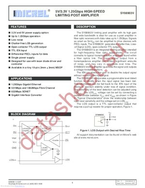 SY88903VKC datasheet  