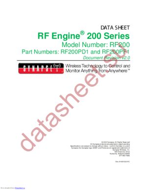 RF200PF1 datasheet скачать даташит