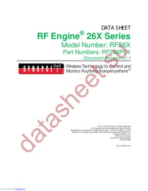 RF266PC1 datasheet  