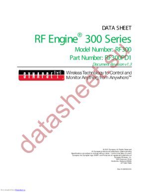 RF300PD1 datasheet скачать даташит