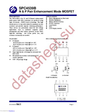 SPC4539B datasheet  