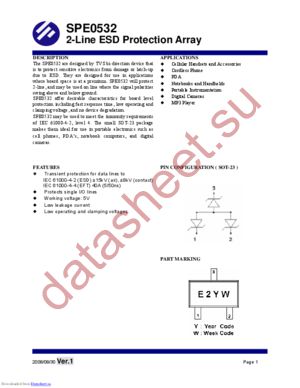 SPE0532 datasheet  