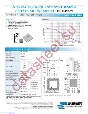 FSH9496-20 datasheet  