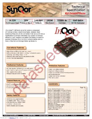 IQ12480HPC3HNRS datasheet  