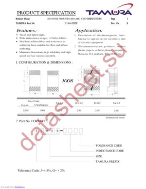 T1008-12NG datasheet  