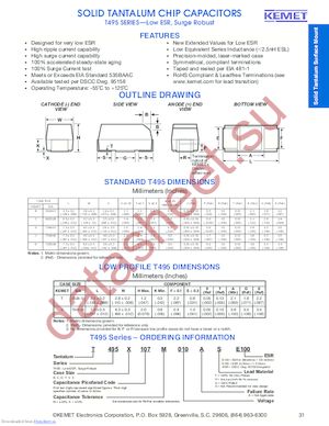 T495X686K020ATE150/BKN datasheet  