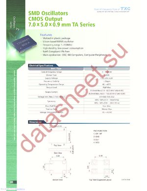 TA-54.000MCD-T datasheet  