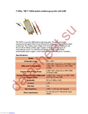 TA059 datasheet  