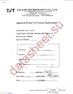 TA0891A datasheet  