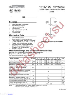 1N4001SG_1 datasheet  