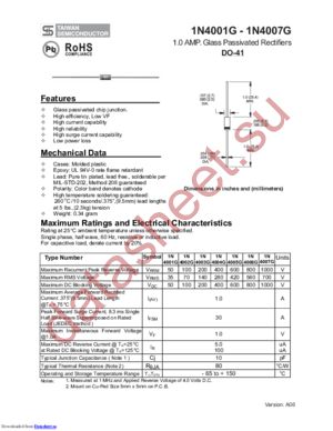 1N4001G_1 datasheet  