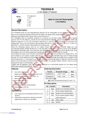 TS2208B datasheet  