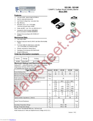 SS14M RS datasheet  