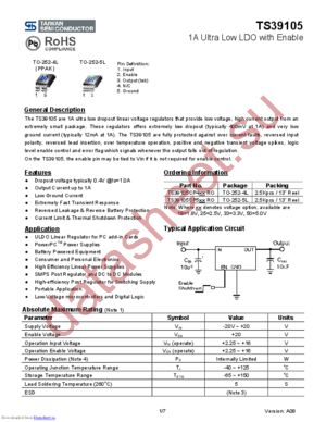 TS39105CP550RO datasheet  