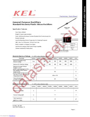 1N4001HF datasheet  