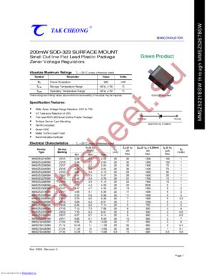 MMSZ5229BSW datasheet  