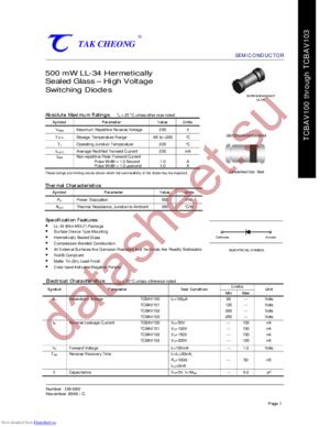 TCBAV102 datasheet  